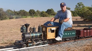 Firing up the Allen Models Fitchburg Northern Live Steam Locomotive [upl. by Hylan]