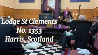 Lodge St Clements 1353 in Harris Scotland [upl. by Adnar874]