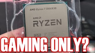 AMD 5800X3D CPU Review  Gaming Specific CPU [upl. by Ajdan]