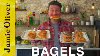 How to make Bagels  Jamie Oliver [upl. by Elok386]