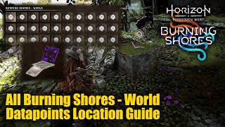 Horizon Forbidden West • All Datapoints Burning Shores  World Location Guide [upl. by Inoue]