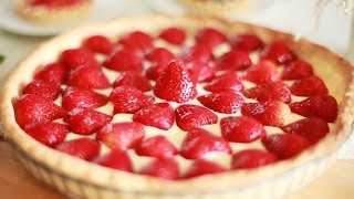 Rezept Einfache Erdbeertarte [upl. by Zilevi54]