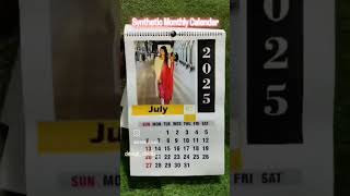 Synthetic A3 size calendar 2025 year calendar calendardate syntheticdiamond a3 new collection [upl. by Huda]