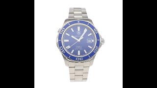 Tag Heuer Aquaracer Pre Owned Watch Ref WAK2111 [upl. by Revorg]