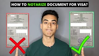 What is Notary How To Notarize Document For Visa [upl. by Adama115]