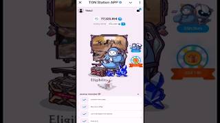 Ton station airdrop checklist  Ton station airdrop claim airdrop ytshorts [upl. by Eentrok]