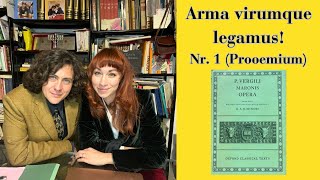 Lets read the Aeneid Live in Latin Book 1 v 1–7 RVMAK [upl. by Yartnod623]