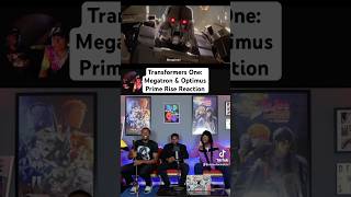 Transformers One Megatron amp Optimus Prime Rise Reaction transformers transformersone megatron [upl. by Araiek]