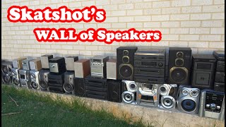 We Made This Giant WALL Of Speakers [upl. by Elsilrac]