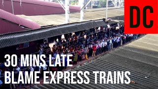 Dombivli Station August 3rd Morning Crowds Ft Slow Train Platform [upl. by Elga]