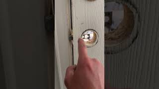 How to fix a jammed KWIKset door knob fast and easily [upl. by Lochner]