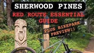 SHERWOOD PINES RED ROUTE GUIDE PLUS BIKE PARK PREVIEW [upl. by Boulanger882]