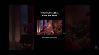 Taylor Swift on Ellen  Speak Now Album [upl. by Ddene]