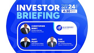 Mayberry Investments Limited Investor Briefing  MGL [upl. by Lewiss998]