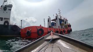 Marine Surveyor STS operation Labuan FT Malaysia RIG Hakaryu 16 x Deepwater Nautilus [upl. by Emlynn]