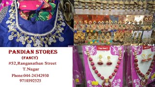 Pandian Stores Fancy  Ranganathan Street TNagar  best place in Chennai for fancy store shopping [upl. by Etnor176]