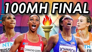 Womens 100m Hurdles Finals WatchAlong  Paris Olympics [upl. by Hannasus21]