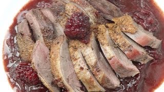 How To Cook A DuckDuck With Blackberries And Beetroot [upl. by Novelc]