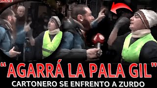 ¡CARTONERO MANDÓ a LABURAR a ZURDO que PROTESTABA por el INADI [upl. by Ortrud588]