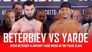 🥊 ARTUR BETERBIEV VS ANTHONY YARDE  WEIGH IN REACTION 🥊 [upl. by Nyasuh]