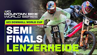 Lenzerheide Downhill Semifinal  UCI Mountain Bike World Series [upl. by Lorre]