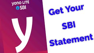 How To Download Bank Statement From YONO SBI App [upl. by Naut]