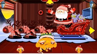 Monkey Go Happy North Pole  walkthrough [upl. by Afas579]