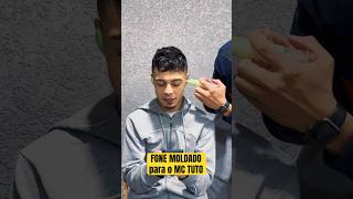 MC TUTO fazendo seu primeiro fone moldado  J12 STAR da JG EARS inear fonemoldado mctuto [upl. by Thibaud]