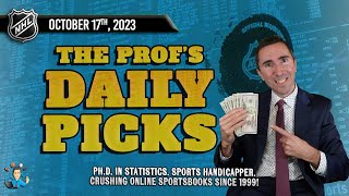 NHL DAILY BETS SEE THE PROFS TOP PICK FOR OCTOBER 17th nhlpickstoday [upl. by Rogergcam]