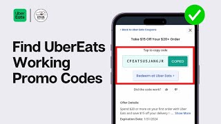 How To Find Uber Eats Working PROMO CODES 2024 [upl. by Lanta]