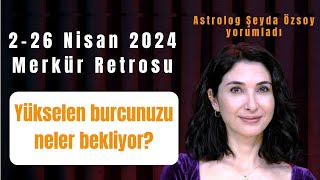 2  26 Nisan Merkür Retrosu  quotKoç burcu doğasında Merkür retrosuquot ve burçlara etkileri [upl. by Reddy]