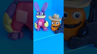 I transformed Jax into Cowboy 🤠memes nugget clay howto trend digitalcircus [upl. by Lorens]