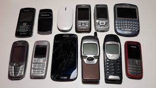 25 Крутых Ретро телефонов 1999 года из Германии часть 1 Nokia 7110  BlackBerry 7290 8100 [upl. by Anilahs]