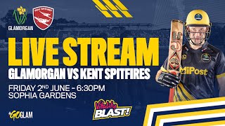 Glamorgan vs Kent Spitfires I Vitality Blast [upl. by Alieka]