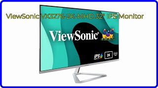 REVIEW 2024 ViewSonic VX32762KMHD 32quot IPS Monitor ESSENTIAL details [upl. by Terrence830]