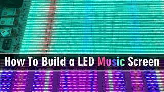 How To Series Connection 164‘ addressable Music LED Strip Pixel Screen  Parallel control [upl. by Urien675]