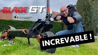 lincroyable trottinette électrique Teverun blade GT plus  vidéo de la présentation test bilan [upl. by Akcirderf]