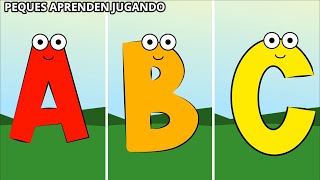 El abecedario para niños en español Palabras con las letras de la A a la Z Peques Aprenden Jugando [upl. by Mukul]