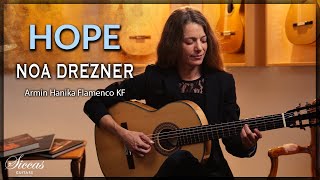 Noa Drezner plays quotHopequot on a Hanika Flamenco Guitar [upl. by Ydderf662]