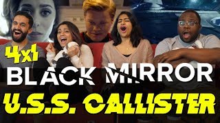 Black Mirror  4x1 USS Callister  Group Reaction [upl. by Naerda]