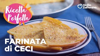 FARINATA di CECI  solo 4 INGREDIENTI e un GUSTO UNICO💛✨ [upl. by Sinylg]