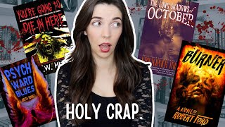 The most TERRIFYING book Ive ever read  extreme horrorsplatterpunk reading vlog [upl. by Ahen]