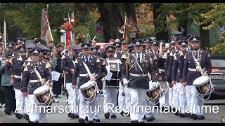 Klompenfest 2024 in GrevenbroichElsen Aufmarsch zur Regimentabnahme [upl. by Jordanna]