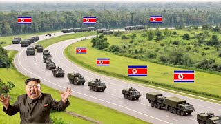 3 seconds ago 7000 North Korean military convoy destroyed in ambush in Ukraine [upl. by Amsed672]