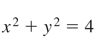 Derivada de Funciones Implícitas x2  y2 4 [upl. by Ettezoj]