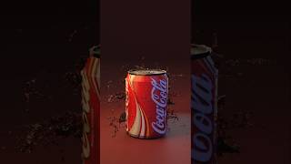 3D CocaCola Can Animation  NukeX Composition amp DaVinci Resolve  blender 3danimation shorts [upl. by Lativa]