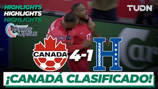 Resumen y goles  Canadá 41 Honduras  CONCACAF Nations League 2023  TUDN [upl. by Meakem]