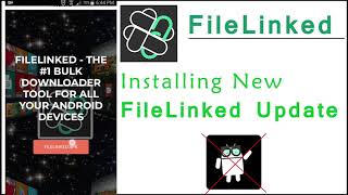 Installing New FileLinked apk after new update [upl. by Aesoh204]