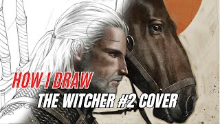 How I draw The Witcher Corvo Bianco 2 Cover [upl. by Wilona]