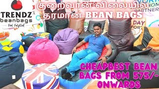 Cheap best Bean Bag Starting from 575 to 5775 Trendz Beanbags  with discount amp free deliveryCBE [upl. by Fulcher]